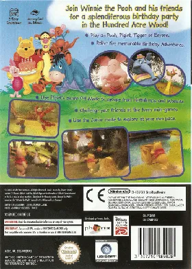 Disney's Winnie the Pooh's Rumbly Tumbly Adventure box cover back